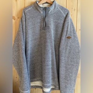 🔘ORVIS 1/4” zip pullover lined men’s fleece